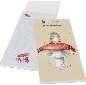 Wrendale Designs Nákupní seznam s magnetem Wrendale Designs "He's a Fun-Gi" - Myška