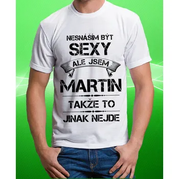 Pánské tričko tričko se jménem MARTIN XL