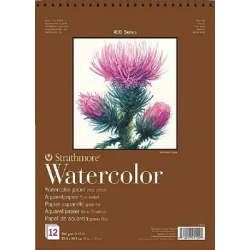 Strathmore Skicák pro akvarel Strathmore v kroužkové vazbě, A4, 300 g