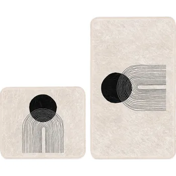 Koupelnová předložka Mila Home předložka do koupelny 60 x 100, 60 x 50 cm béžová