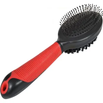 Kartáč pro zvířata Karlie Kartáč oboustranný štětiny / drátky velký