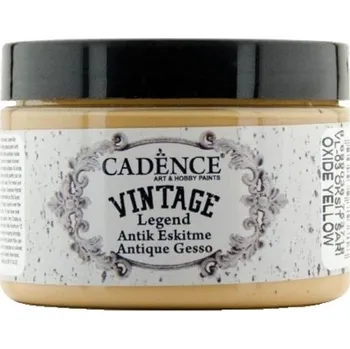 Speciální výtvarná barva Cadence Barva s kamínky Cadence Vintage Legend, 150 ml - oxide yellow, železitá žlutá