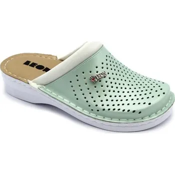 Dámská zdravotní obuv Leon V262 Dámská zdravotní kožená obuv - Zelená Velikost: 36