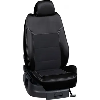 Potah sedadla Autopotahy Dacia LOGAN / od r.2012->, 5 dveří, KOŽENKA > OR 0399 (OR 0399 / Černý koženkový bok)