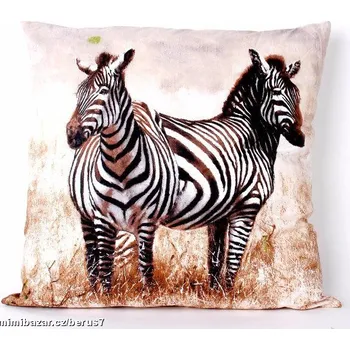 Povlak na dekorativní polštářek Povlak * povlaky 3D Zebry
