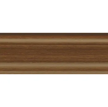 Podlahová lišta Soklová lišta s kabelovým kanálkem Döllken SLK 50 - 2,5m - W 161 Akát tmavý