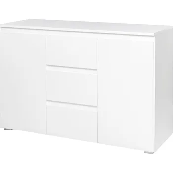 Komoda Idea nábytek Komoda 2 dveře + 3 zásuvky IMAGE 4 bílá