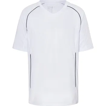 Moto dres Daiber Týmové tričko JN 386 Velikost: XL, Barva: bílá-černá