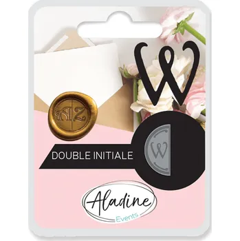 Pečeť Aladine Pečetidlo Aladine - Oboustranná iniciála "W"