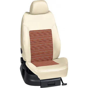 Potah sedadla Autopotahy Seat CORDOBA / od r.2002->, 4/5 dveří, KOŽENKA > OR 0364 (OR 0364 / Béžový koženkový bok)