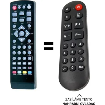 Dálkový ovladač Bensat 120 ben120 náhradní dálkový ovladač pro seniory