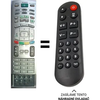 Dálkový ovladač LG AKB30588001= 6710T00017V náhradní dálkový ovladač pro seniory