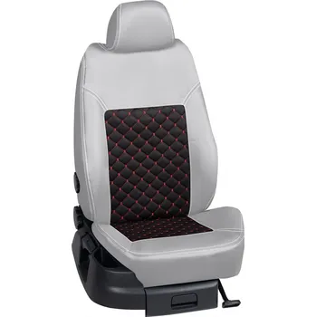 Potah sedadla Autopotahy Seat LEON / od r.2013->, 4 dveře, KOŽENKA > KS002 (KS002 / Šedý koženkový bok)