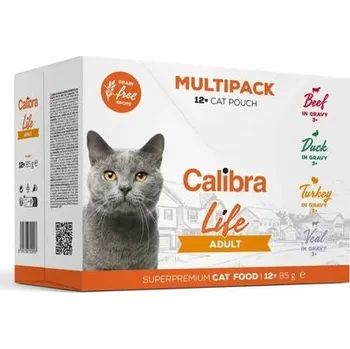 Krmivo pro kočku Calibra Cat Life kapsa Adult Multipack&nbsp;12×85g
