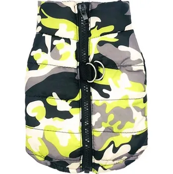Obleček pro psa Nepromokavý obleček pro malé psy v maskáčovém vzoru - Džungle Camo,XL