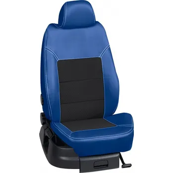 Potah sedadla Autopotahy Volkswagen TIGUAN / od r.2016->, 5 dveří, SPORT, KOŽENKA > OR 0150 (OR 0150 / Modrý koženkový bok)