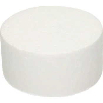 Jedlá dekorace na dort Svět pečení Polystyrenová maketa kruh o 10 × 5 cm