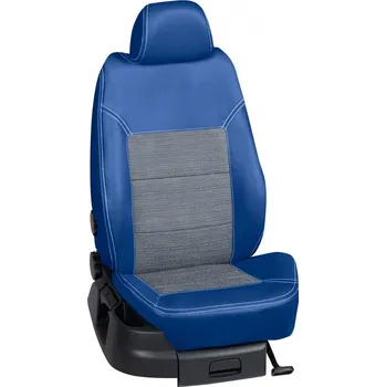 Potah sedadla Autopotahy Hyundai I 30 / od r.2011-do r.2017, 5 dveří, KOŽENKA > OR 0356 (OR 0013 / Modrý koženkový bok)