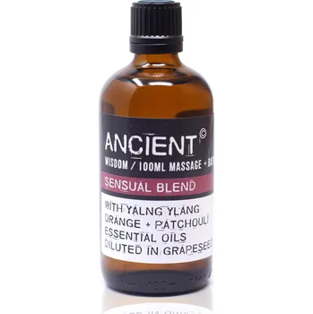 Vonný olej Ancient Wisdom Aroma olej pro masáže a do koupele Sensuální Směs, 100 ml