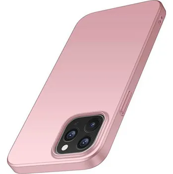 Pouzdro na mobilní telefon Ochranný plastový kryt pro Apple iPhone 12 Pro Max - růžový