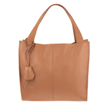 Kabelka NovaKabelka.cz Kožená italská kabelka Michaela Camel