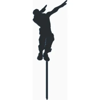 FORTNITE 3 - dortový zápich - Duhová růžová