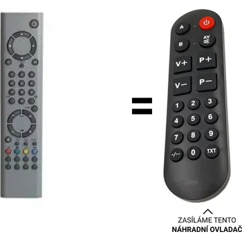 Technika, Vestel Orava RC1546 náhradní dálkový ovladač pro seniory.
