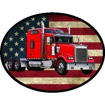 Nášivka nášivka náklaďák tahač Kenworth W900L (nášivky tahače a nákladní auta)