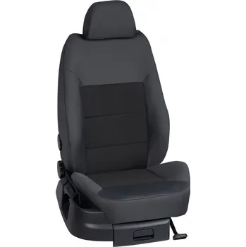 Potah sedadla Autopotahy Fiat DUCATO / od r.2017->, 7 Míst (VALNÍK), STANDARD > OR 0150 (OR 0150 / Tmavě šedý bok)