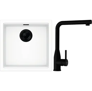 Granitový dřez Set Schock S27-11 (dřez Kiruna N-100 Day + baterie Keto Puro + komponenty Puro)