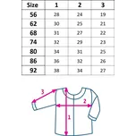 Kojenecký kabátek na knoflíky New Baby Luxury clothing Oliver modrý, vel. 62 (3-6m)