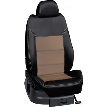 Potah sedadla Autopotahy Dacia LOGAN / od r.2012->, 5 dveří, KOŽENKA > OR 0416 (OR 0416 / Černý koženkový bok)