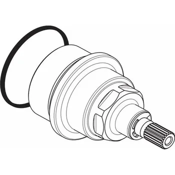 Vodovodní baterie Hansgrohe Uzavírací ventil, 97358000