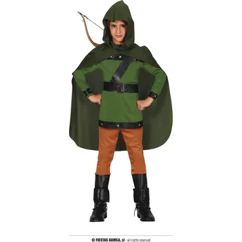 Karnevalový kostým Fiestas Guirca Dětský kostým Robin Hood - věk 7 - 9 roků - 125 - 135 cm