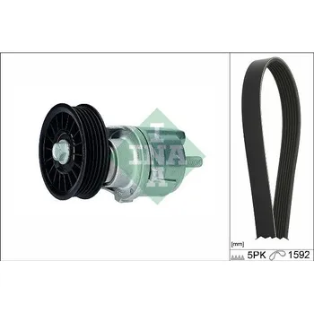 Sada žebrovaných klínových řemenů Schaeffler INA 529 0161 10