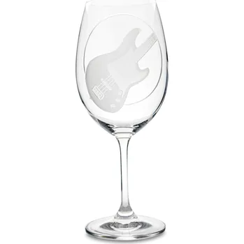 Sklenice Sklenice na víno - BASOVÁ KYTARA, 450 ml