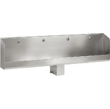 Odvodňovací žlab Sanela Nerezové pisoárové žlaby - Nerezový pisoárový žlab bez elektroniky, délka 2400 mm SLPN 05