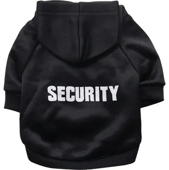 Obleček pro psa Mikina pro malého psa - Černá bezpečnost,M