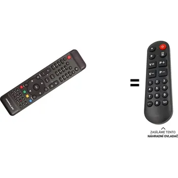 Dálkový ovladač Formuler F1 náhradní dálkový ovladač pro seniory