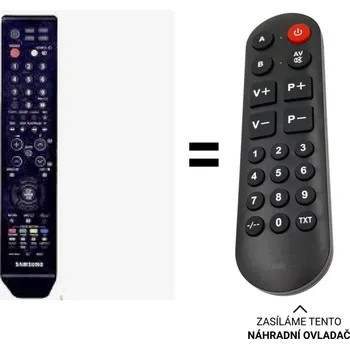 Samsung PS-42Q91H, PS42Q91HX/XEC náhradní dálkový ovladač pro seniory