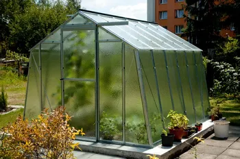 Skleník Gutta Gardentec Glass Hobby H 730 3 x 2,47 m sklo 4 mm