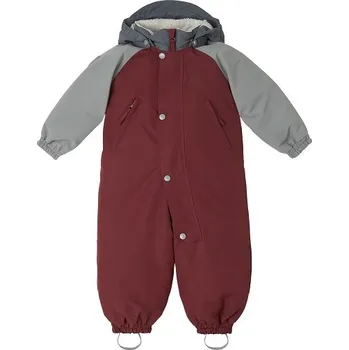 Kojenecká kombinéza LEOKID zimní kombinéza Color Block Redwood vel. 9-12m (vel. 74)