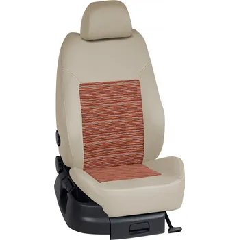 Potah sedadla Autopotahy Škoda YETI / od r.2016->, 5 dveří, Comfort, KOMFORT > OR 0364 (OR 0364 / Béžový bok)