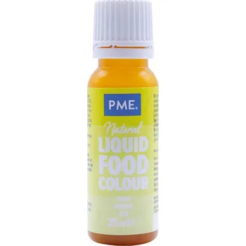 Potravinářské barvivo PME – řada – označení – 25 ml – Přírodní potravinářská barva žlutá