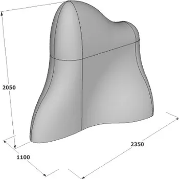 Dětské hřiště Dětské hřiště Block 0C pro pryžovou bezpečnostní zónu