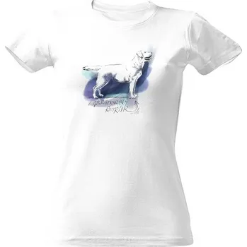 Dámské tričko Tričko s potiskem Labradorský Retrívr dámské