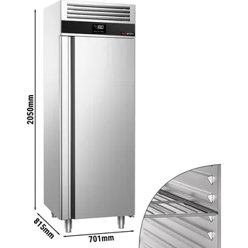 Mraznička G.Gastro Mrazák - 0,7 x 0,81 m - 700L - s 1 dveřmi