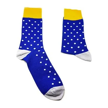 Pánské ponožky 4L Dárkové ponožky modré se vzorem Velikost: 36 - 40