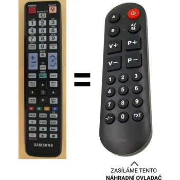 Samsung BN59-01079A náhradní dálkový ovladač pro seniory