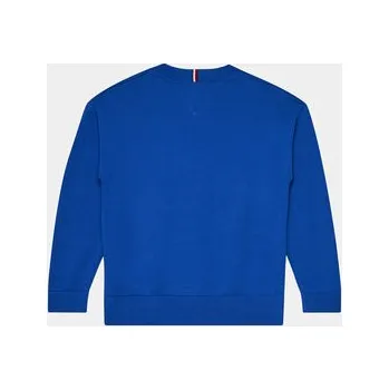 Pánská mikina Tommy Hilfiger Mikina Script KB0KB08724 D Modrá Regular Fit 14Y